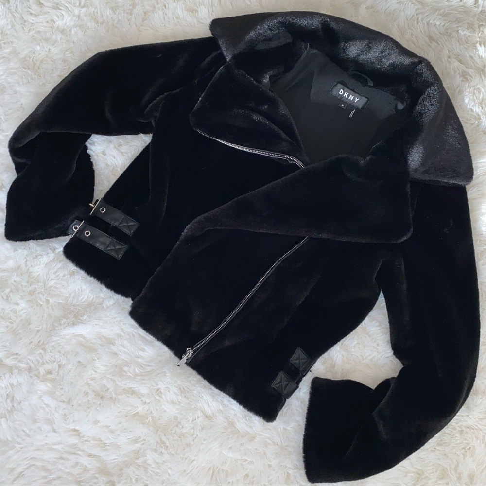 DKNY Black Blazer with Stand-Up Collar NWT